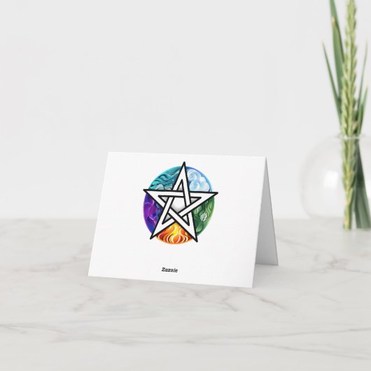 Wasserpentagramm Ankündigung (Rückseite)