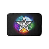 Wasserpentagramm Badematte (Vorderseite)
