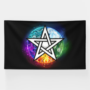 Wasserpentagramm Banner