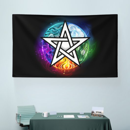 Wasserpentagramm Banner (Messe)