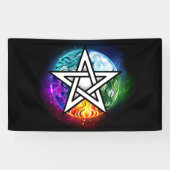 Wasserpentagramm Banner (Horizontal)