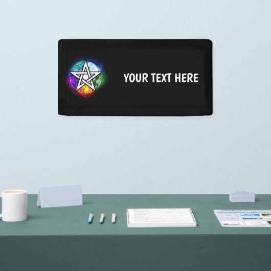 Wasserpentagramm Banner (Messe)