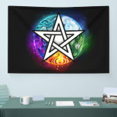 Wasserpentagramm Banner (Messe)