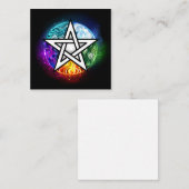 Wasserpentagramm Begleitkarte (Vorne/Hinten)