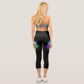 Wasserpentagramm Capri Leggings (Rückseite)