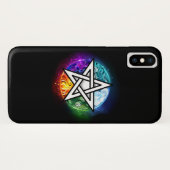 Wasserpentagramm Case-Mate iPhone Hülle (Rückseite (Horizontal))
