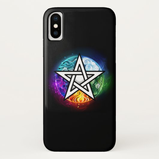 Wasserpentagramm Case-Mate iPhone Hülle (Rückseite)