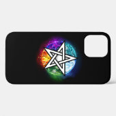 Wasserpentagramm Case-Mate iPhone Hülle (Rückseite (Horizontal))