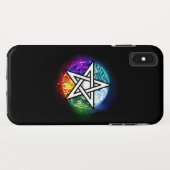 Wasserpentagramm Case-Mate iPhone Hülle (Rückseite (Horizontal))
