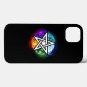 Wasserpentagramm Case-Mate iPhone Hülle (Rückseite (Horizontal))