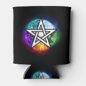 Wasserpentagramm Dosenkühler (Vorderseite)