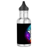 Wasserpentagramm Edelstahlflasche (Links)
