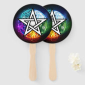 Wasserpentagramm Fächer (Vorne und Hinten)