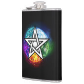 Wasserpentagramm Flachmann (Links)