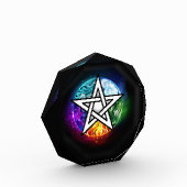 Wasserpentagramm Fotoblock (Links)