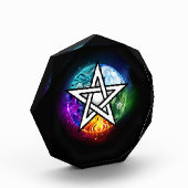 Wasserpentagramm Fotoblock (Links)