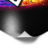 Wasserpentagramm Fotodruck (Ecke)