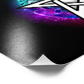 Wasserpentagramm Fotodruck (Ecke)