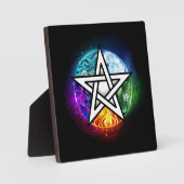 Wasserpentagramm Fotoplatte (Vorderseite)