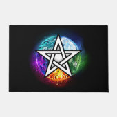 Wasserpentagramm Fußmatte (Vorderseite)