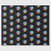 Wasserpentagramm Geschenkpapier (Flach)