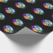 Wasserpentagramm Geschenkpapier (Ecke)