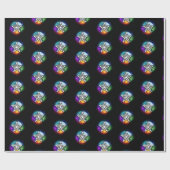 Wasserpentagramm Geschenkpapier (Flach)