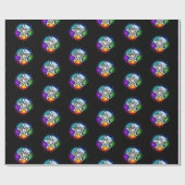 Wasserpentagramm Geschenkpapier (Flach)