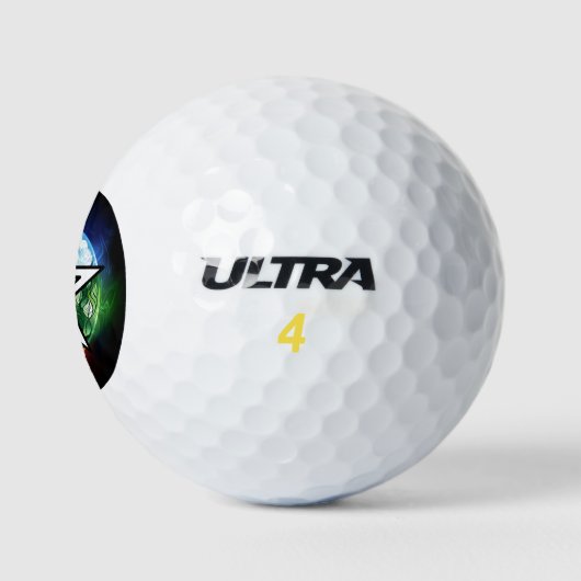 Wasserpentagramm Golfball (Logo)