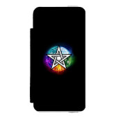 Wasserpentagramm Incipio iPhone Geldbeutel-Hülle (Folio Vorderseite)