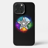 Wasserpentagramm iPhone Hülle (Rückseite)