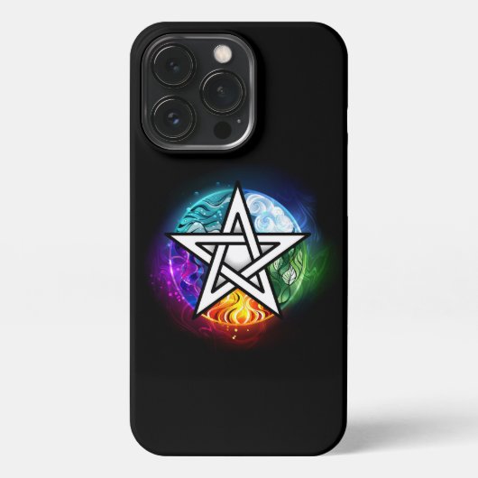 Wasserpentagramm iPhone Hülle (Rückseite)