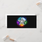 Wasserpentagramm Karte (Vorderseite/Rückseite Beispiel)