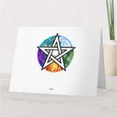 Wasserpentagramm Karte (Rückseite)