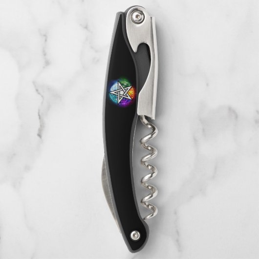 Wasserpentagramm Kellnermesser (Rückseite)