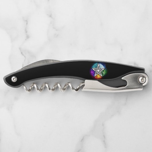 Wasserpentagramm Kellnermesser (Rückseite)