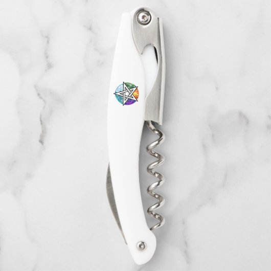 Wasserpentagramm Kellnermesser (Rückseite)