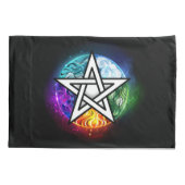 Wasserpentagramm Kissenbezug (Rückseite-Links)