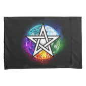 Wasserpentagramm Kissenbezug (Vorderseite-Rechts)