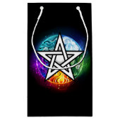 Wasserpentagramm Kleine Geschenktüte (Rückseite)