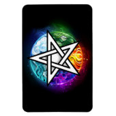 Wasserpentagramm Magnet (Vertikal)