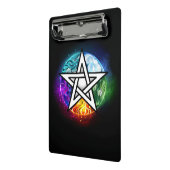 Wasserpentagramm Mini Klemmbrett (Gewinkelt2)