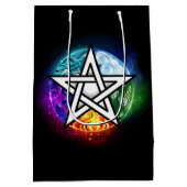 Wasserpentagramm Mittlere Geschenktüte (Rückseite)