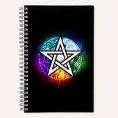 Wasserpentagramm Notizblock (Vorderseite)