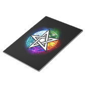 Wasserpentagramm Notizblock (angewinkelt)