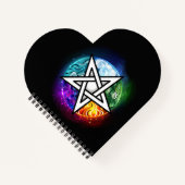 Wasserpentagramm Notizblock (Vorderseite)