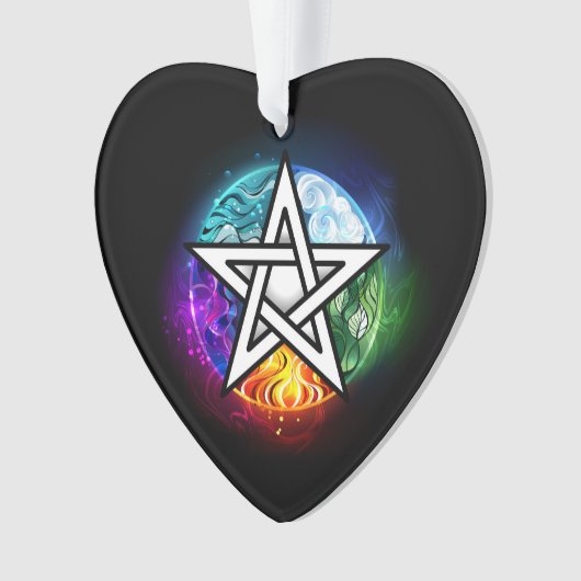 Wasserpentagramm Ornament (Vorderseite)