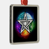 Wasserpentagramm Ornament Aus Metall (Rechts)