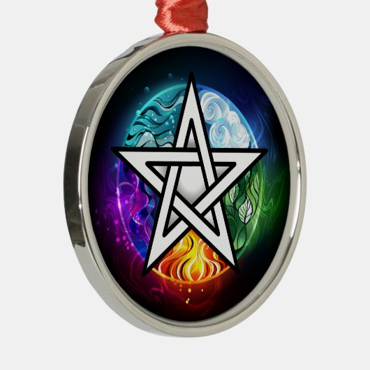 Wasserpentagramm Ornament Aus Metall (Rechts)