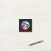 Wasserpentagramm Post-it Klebezettel (Auf Schreibtisch)